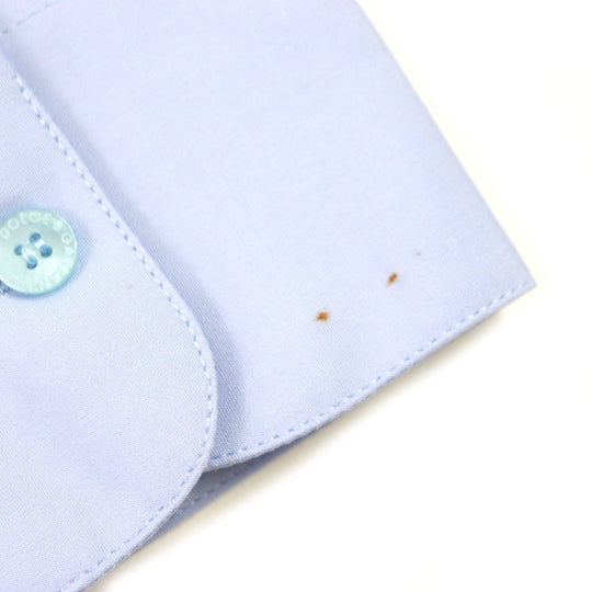 DOLCE&GABBANA Long sleeve shirt Main: 100% cotton Dark Navy Light Blue mens 39 15 1/2 Used Authentic