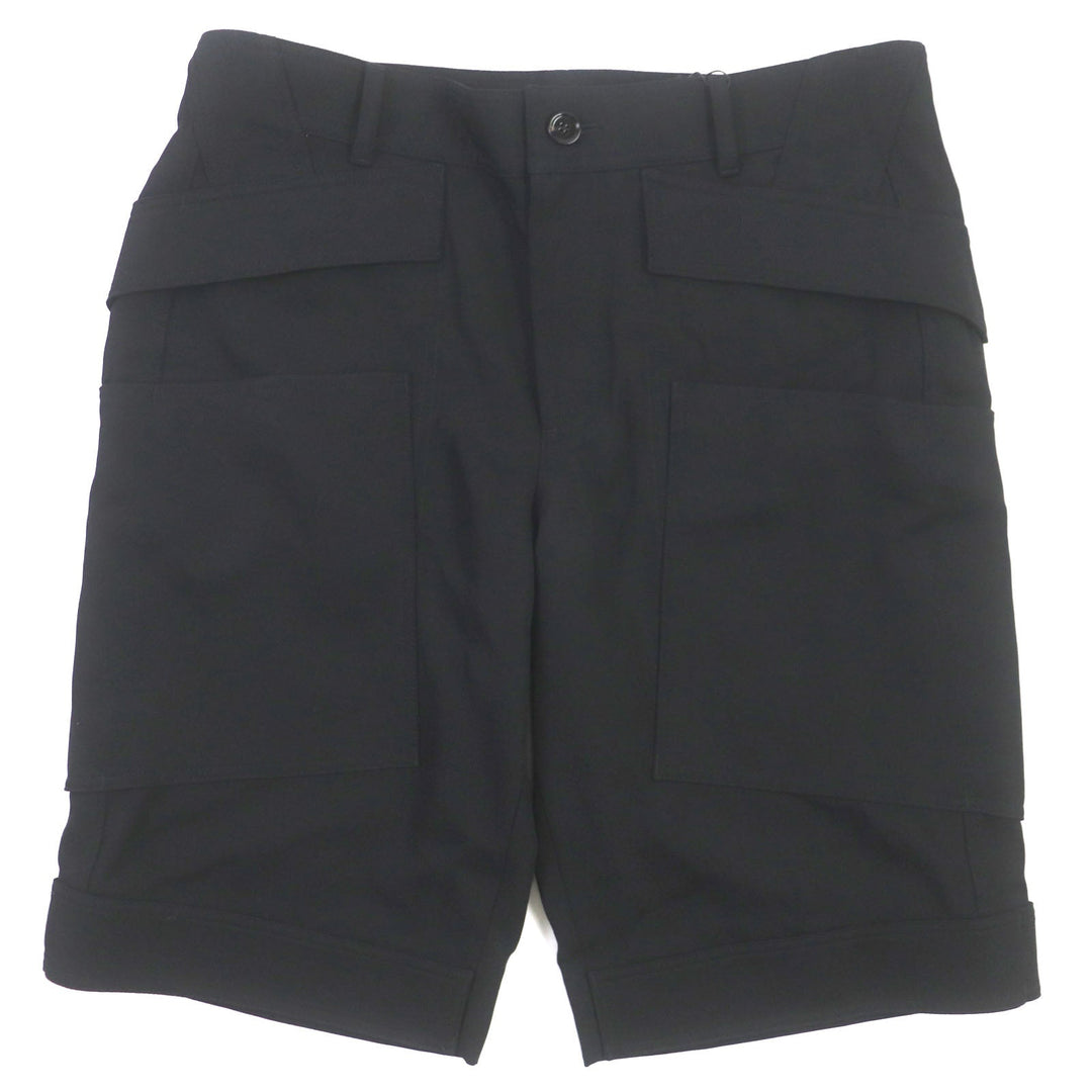 BURBERRY Shorts 8051915 Outer: 100% wool, Lining: 100% cupra, Pocket lining: 100% cotton black Panelled shorts mens 52 Used Authentic