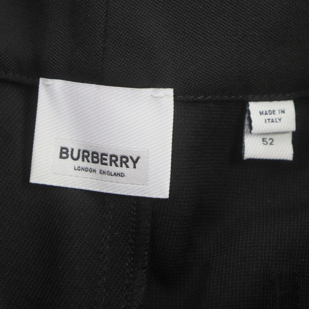 BURBERRY Shorts 8051915 Outer: 100% wool, Lining: 100% cupra, Pocket lining: 100% cotton black Panelled shorts mens 52 Used Authentic