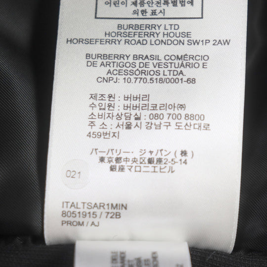 BURBERRY Shorts 8051915 Outer: 100% wool, Lining: 100% cupra, Pocket lining: 100% cotton black Panelled shorts mens 52 Used Authentic