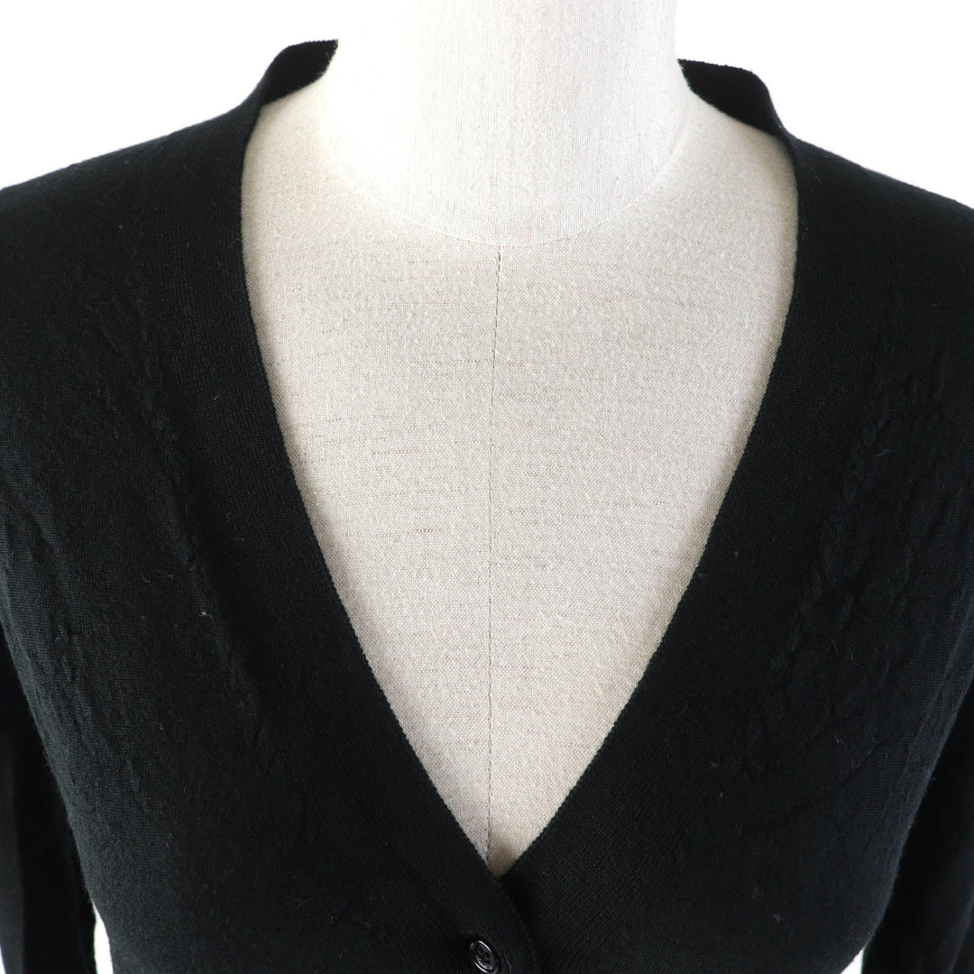 Valentino cardigan Main: 100% wool, part: 100% rayon, part: 72% nylon, part: 28% rayon black Women XS Used Authentic