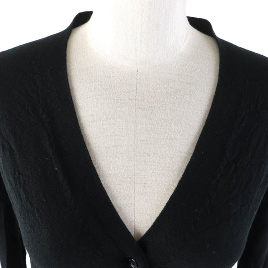 Valentino cardigan Main: 100% wool, part: 100% rayon, part: 72% nylon, part: 28% rayon black Women XS Used Authentic