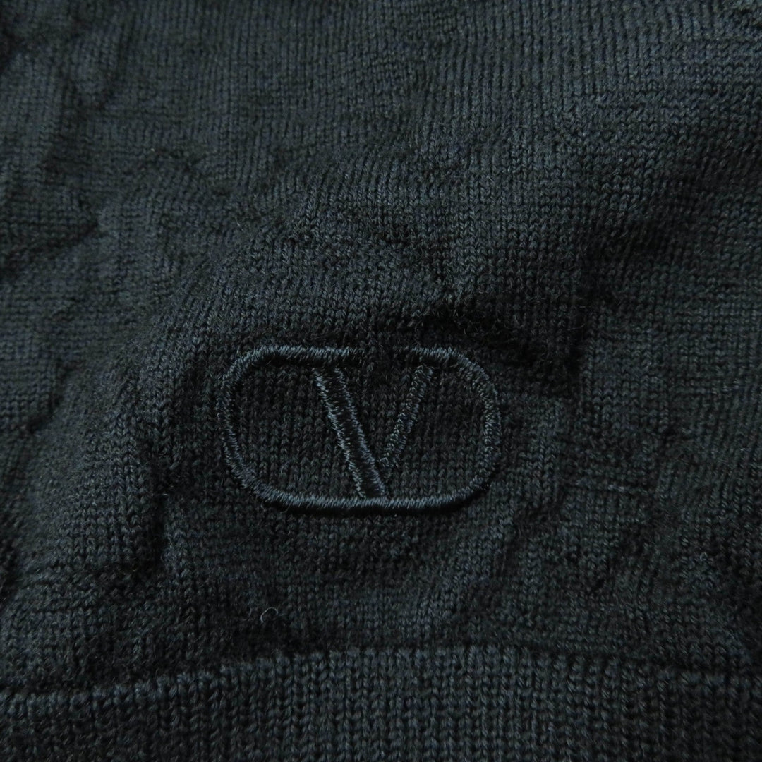 Valentino cardigan Main: 100% wool, part: 100% rayon, part: 72% nylon, part: 28% rayon black Women XS Used Authentic