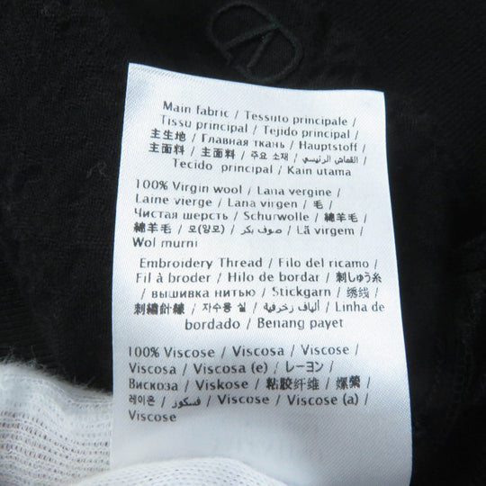 Valentino cardigan Main: 100% wool, part: 100% rayon, part: 72% nylon, part: 28% rayon black Women XS Used Authentic