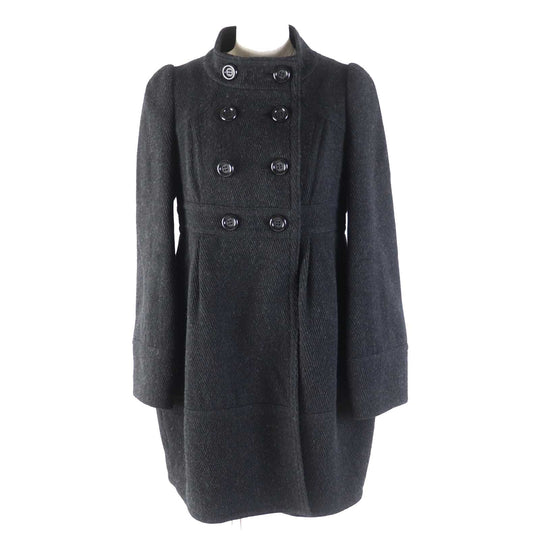 BURBERRY BLUE LABEL coat FNF04-860-08 Main: 90% wool, Main: 10% nylon Charcoal gray Women 38 Used Authentic