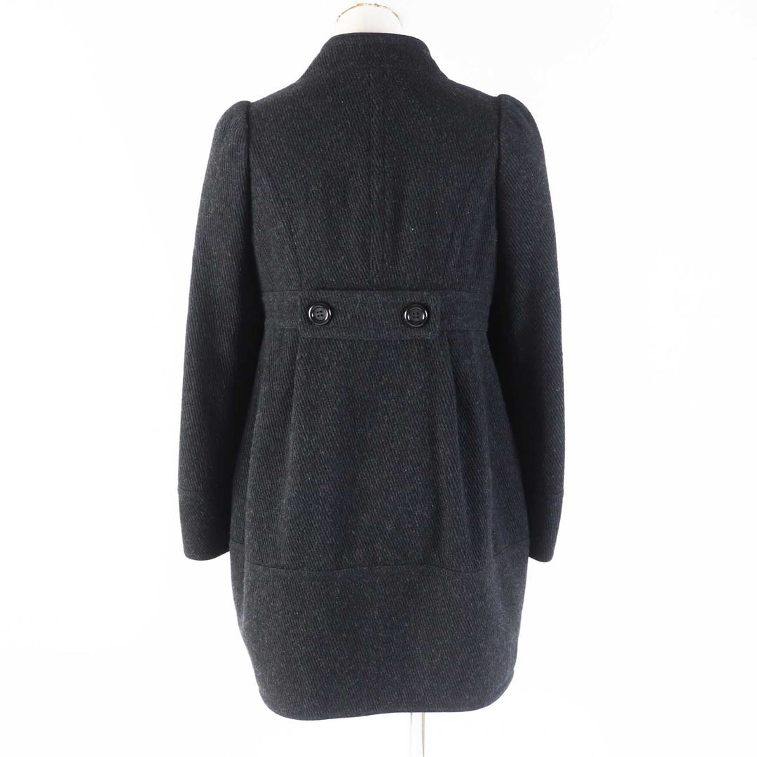 BURBERRY BLUE LABEL coat FNF04-860-08 Main: 90% wool, Main: 10% nylon Charcoal gray Women 38 Used Authentic