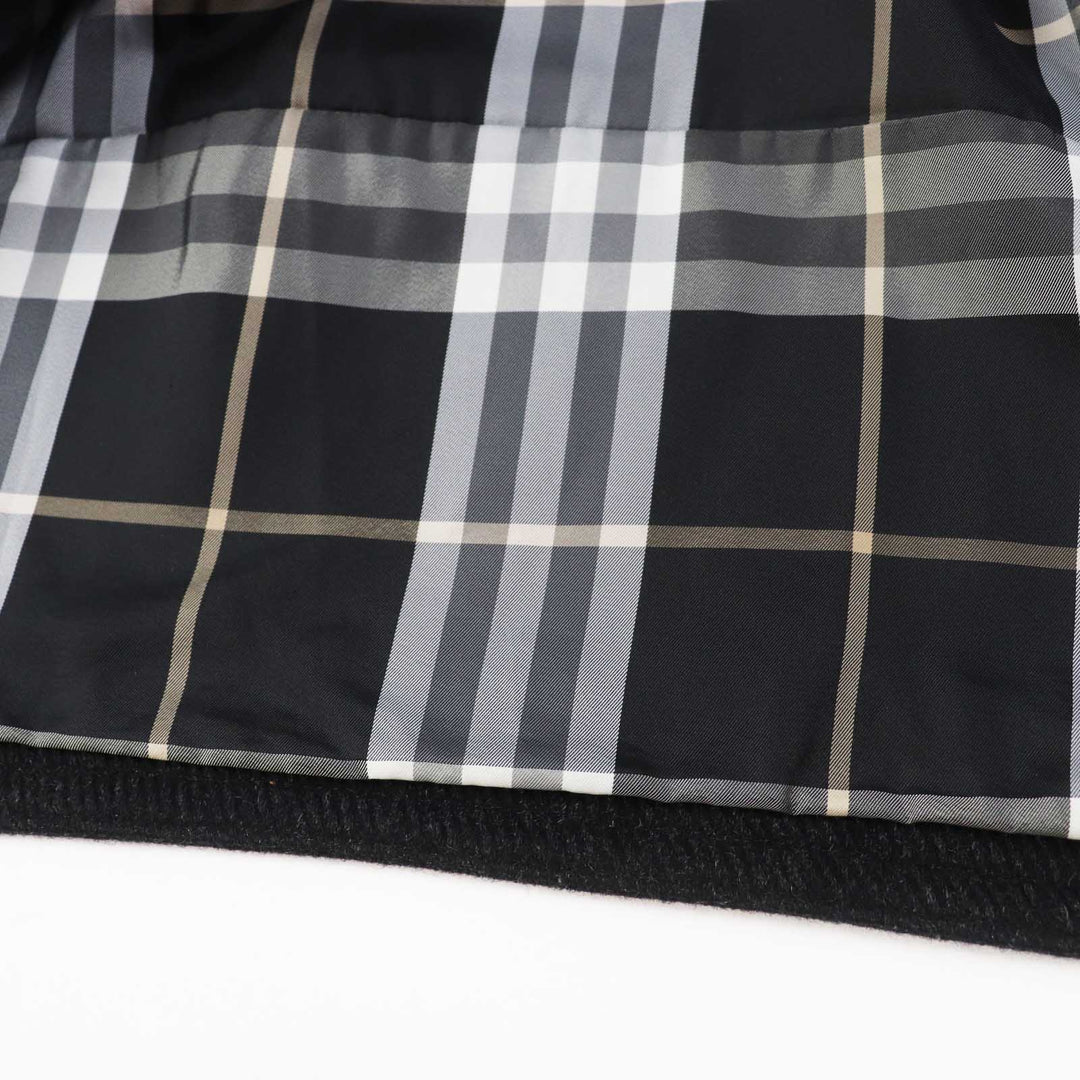 BURBERRY BLUE LABEL coat FNF04-860-08 Main: 90% wool, Main: 10% nylon Charcoal gray Women 38 Used Authentic