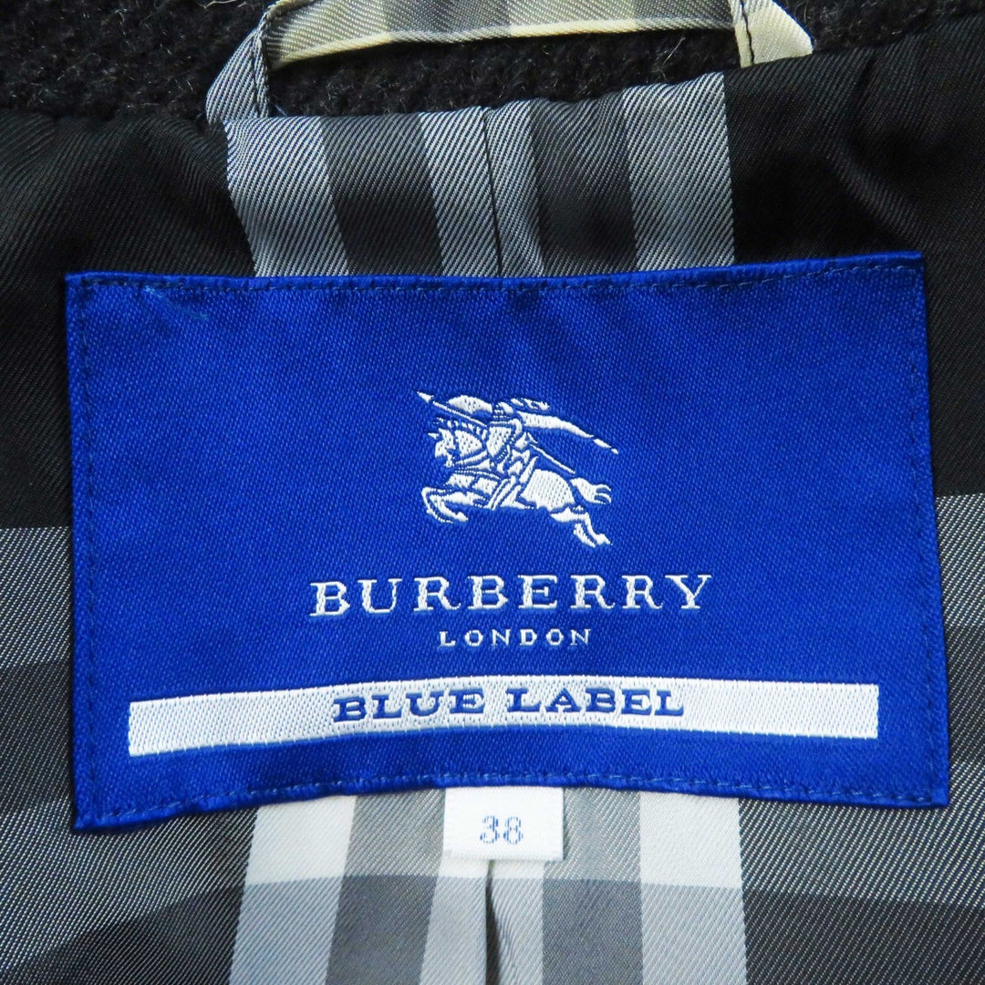 BURBERRY BLUE LABEL coat FNF04-860-08 Main: 90% wool, Main: 10% nylon Charcoal gray Women 38 Used Authentic
