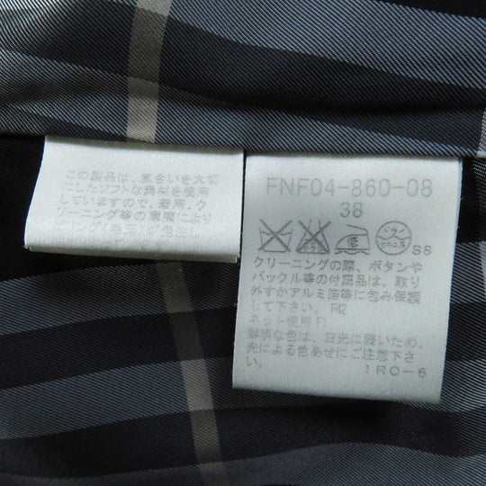 BURBERRY BLUE LABEL coat FNF04-860-08 Main: 90% wool, Main: 10% nylon Charcoal gray Women 38 Used Authentic