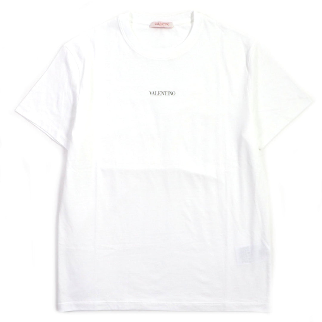 VALENTINO Short sleeve T-shirt 3V5MG10V738 Main: 100% cotton white mens S Used Authentic