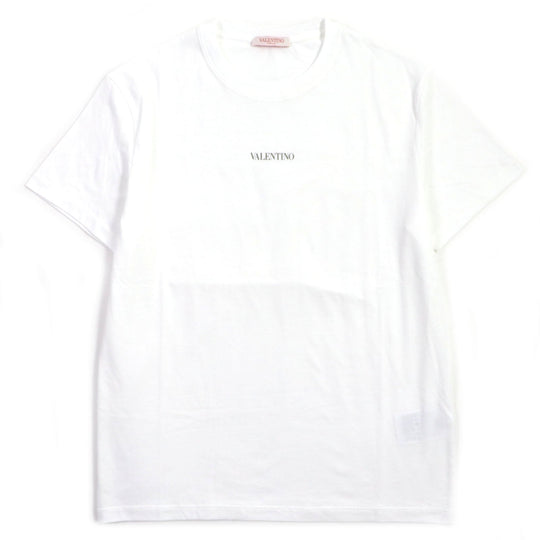 VALENTINO Short sleeve T-shirt 3V5MG10V738 Main: 100% cotton white mens S Used Authentic
