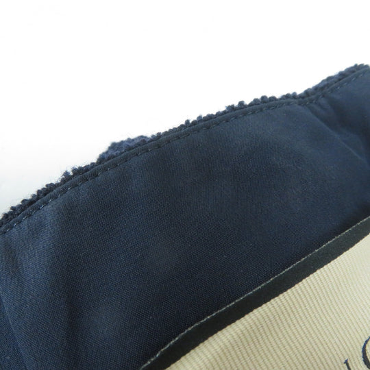 GUCCI one piece 652725 Main: 90% wool, Main: 10% nylon, Part: 49% acetate, Part: 45% acrylic, Part: 6% polyester, Lining: 73% acetate, 27% silk Navy Women 36 Used Authentic