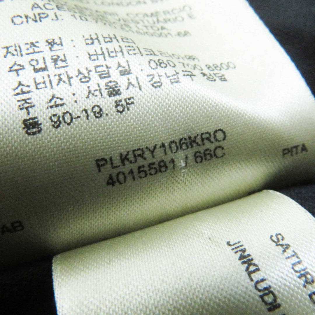 BURBERRY LONDON trench coat 4015581 Outer: 100% cotton, Lining: 100% cotton, Sleeve lining: 60% acetate, 40% cupra, Pocket lining: 65% polyester, 35% cotton Navy blue type Women 38 Used Authentic