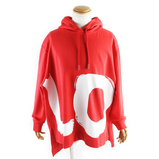 BURBERRY Hoodie 8038129 Main: 100% cotton, Part: 98% cotton, Part: 2% elastane (polyurethane) Red mens S Used Authentic