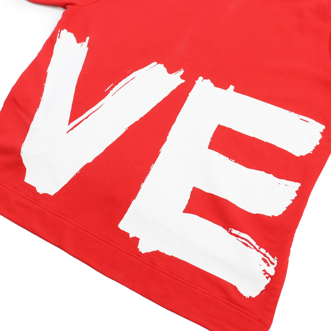 BURBERRY Hoodie 8038129 Main: 100% cotton, Part: 98% cotton, Part: 2% elastane (polyurethane) Red mens S Used Authentic