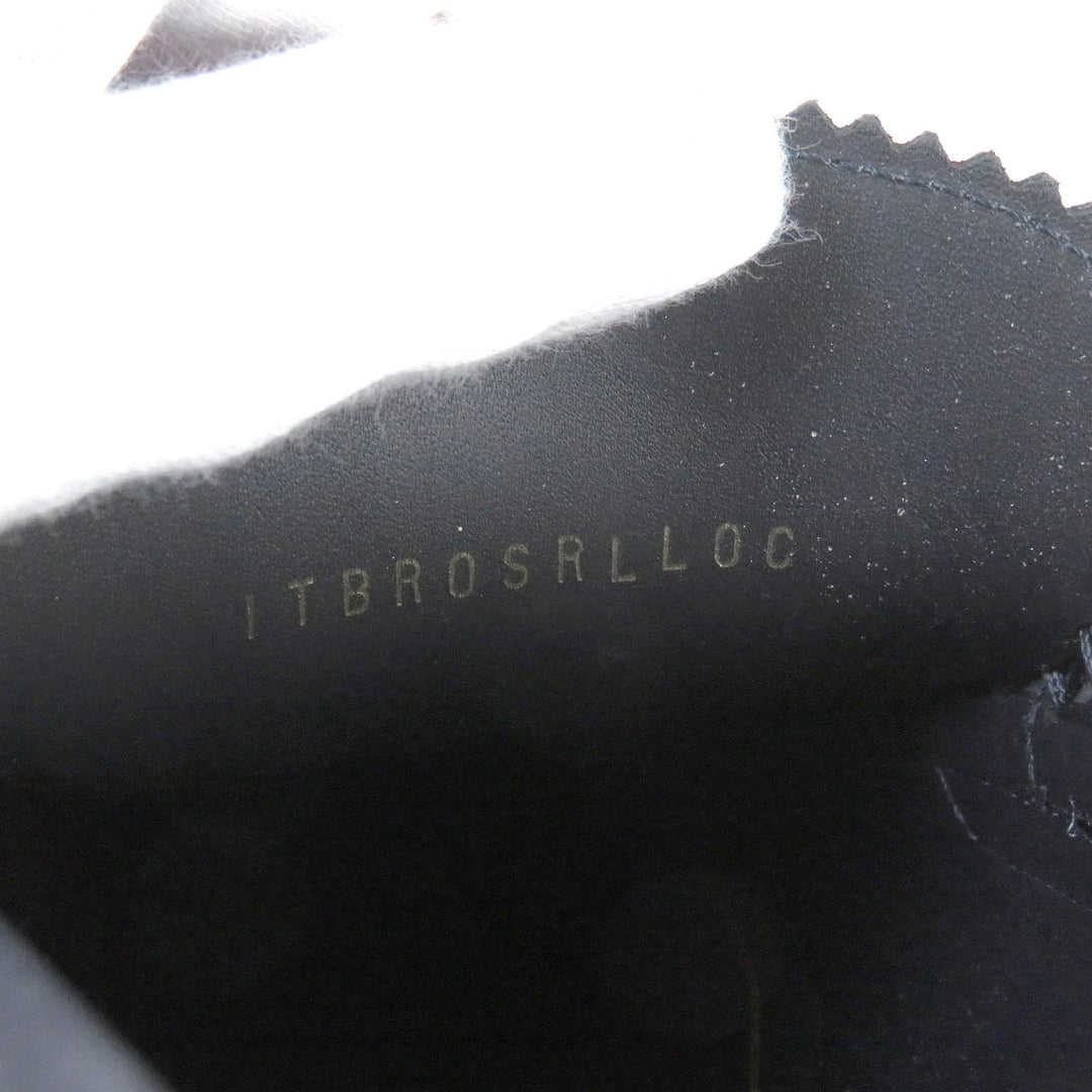 BURBERRY Moccasin Main: Leather Navy brown mens 44 Used Authentic