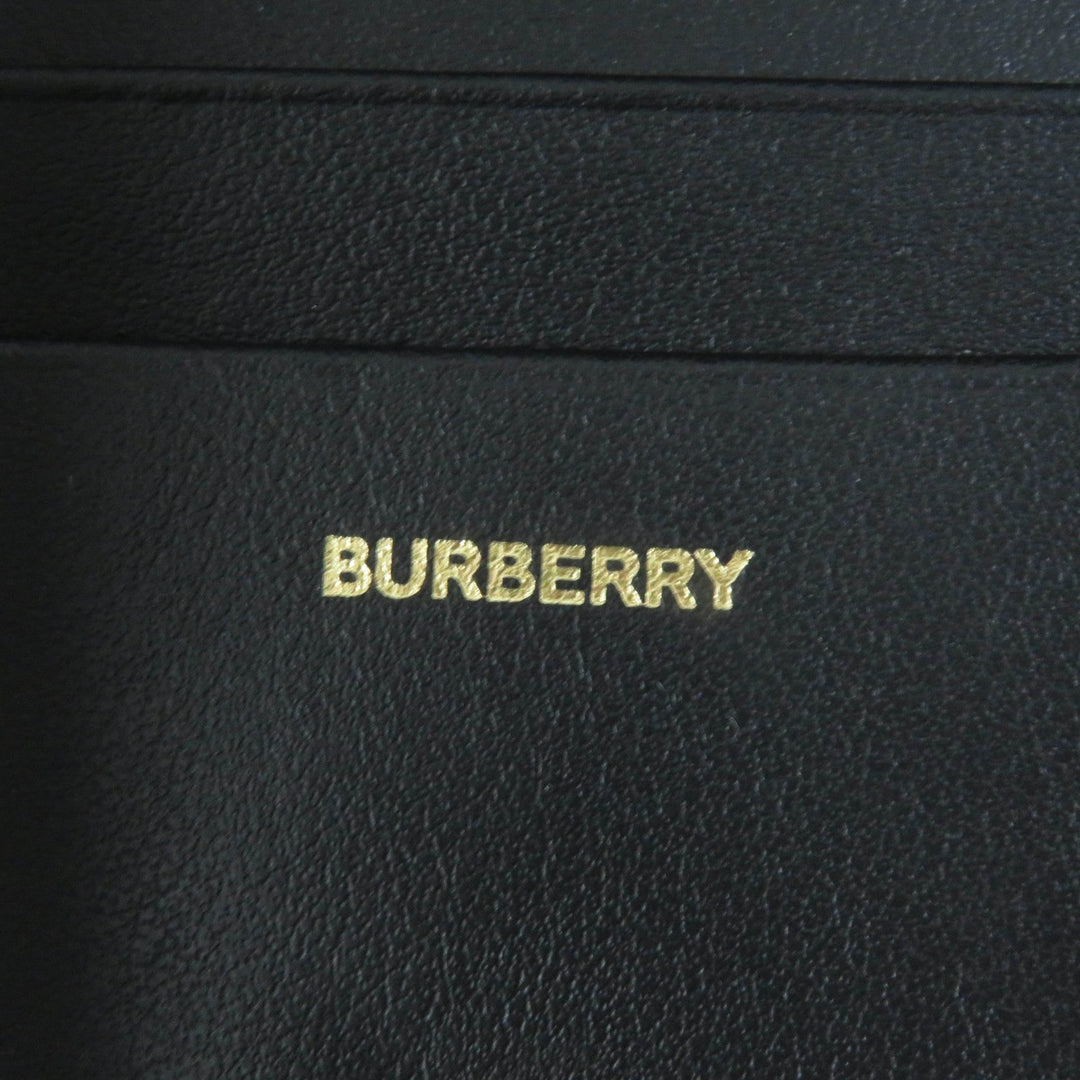 BURBERRY Bifold Wallet 8062285 Leather, Cotton, Polyurethane black Women Used Authentic