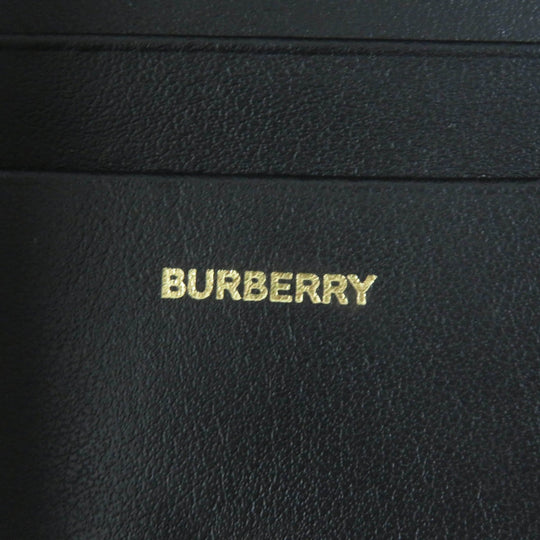 BURBERRY Bifold Wallet 8062285 Leather, Cotton, Polyurethane black Women Used Authentic