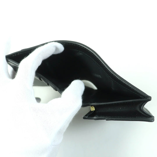 BURBERRY Bifold Wallet 8062285 Leather, Cotton, Polyurethane black Women Used Authentic