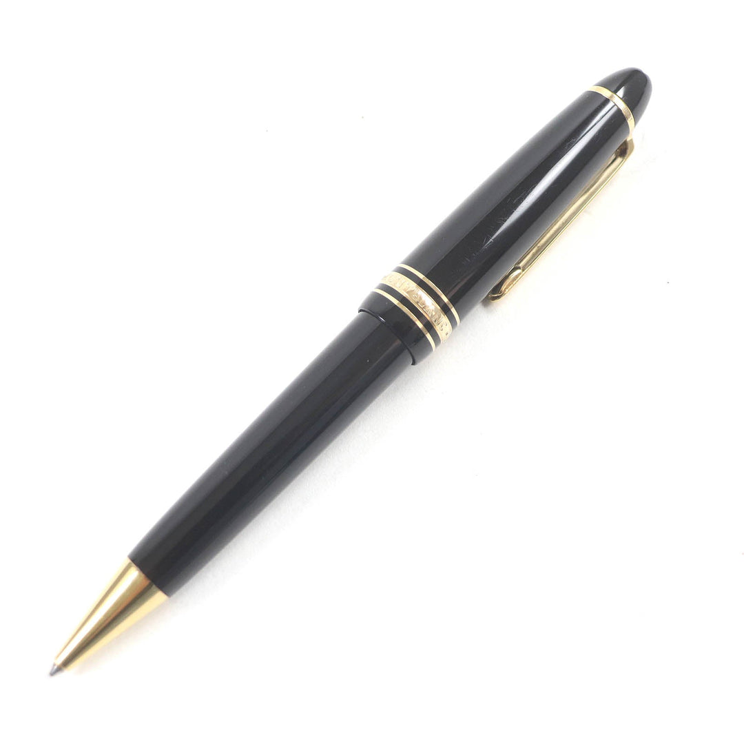 MONTBLANC Ballpoint pen Resin, Gold Plated black Meisterstckle Grand mens(Unisex) Used Authentic