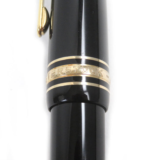 MONTBLANC Ballpoint pen Resin, Gold Plated black Meisterstckle Grand mens(Unisex) Used Authentic