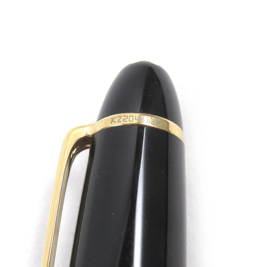 MONTBLANC Ballpoint pen Resin, Gold Plated black Meisterstckle Grand mens(Unisex) Used Authentic