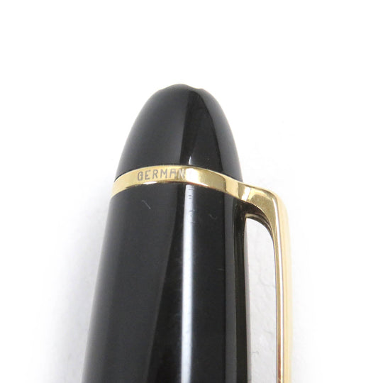 MONTBLANC Ballpoint pen Resin, Gold Plated black Meisterstckle Grand mens(Unisex) Used Authentic