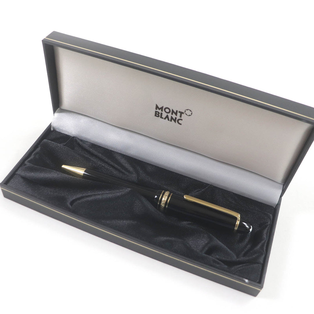MONTBLANC Ballpoint pen Resin, Gold Plated black Meisterstckle Grand mens(Unisex) Used Authentic