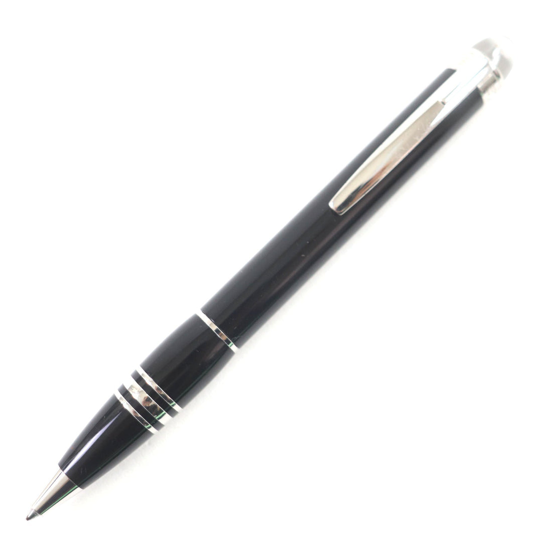 MONTBLANC Ballpoint pen Resin, Platinum black Starwalker mens Used Authentic