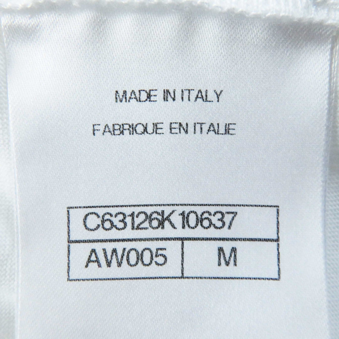 CHANEL Short sleeve T-shirt C63126 Main: 100% cotton White mulch Women M Used Authentic