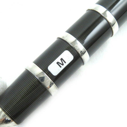 MONTBLANC fountain pen Nib: K18, Main: AG925, : Resin Black Silver Patron Series 2003 Nicolas Copernicus Limited Edition mens Used Authentic
