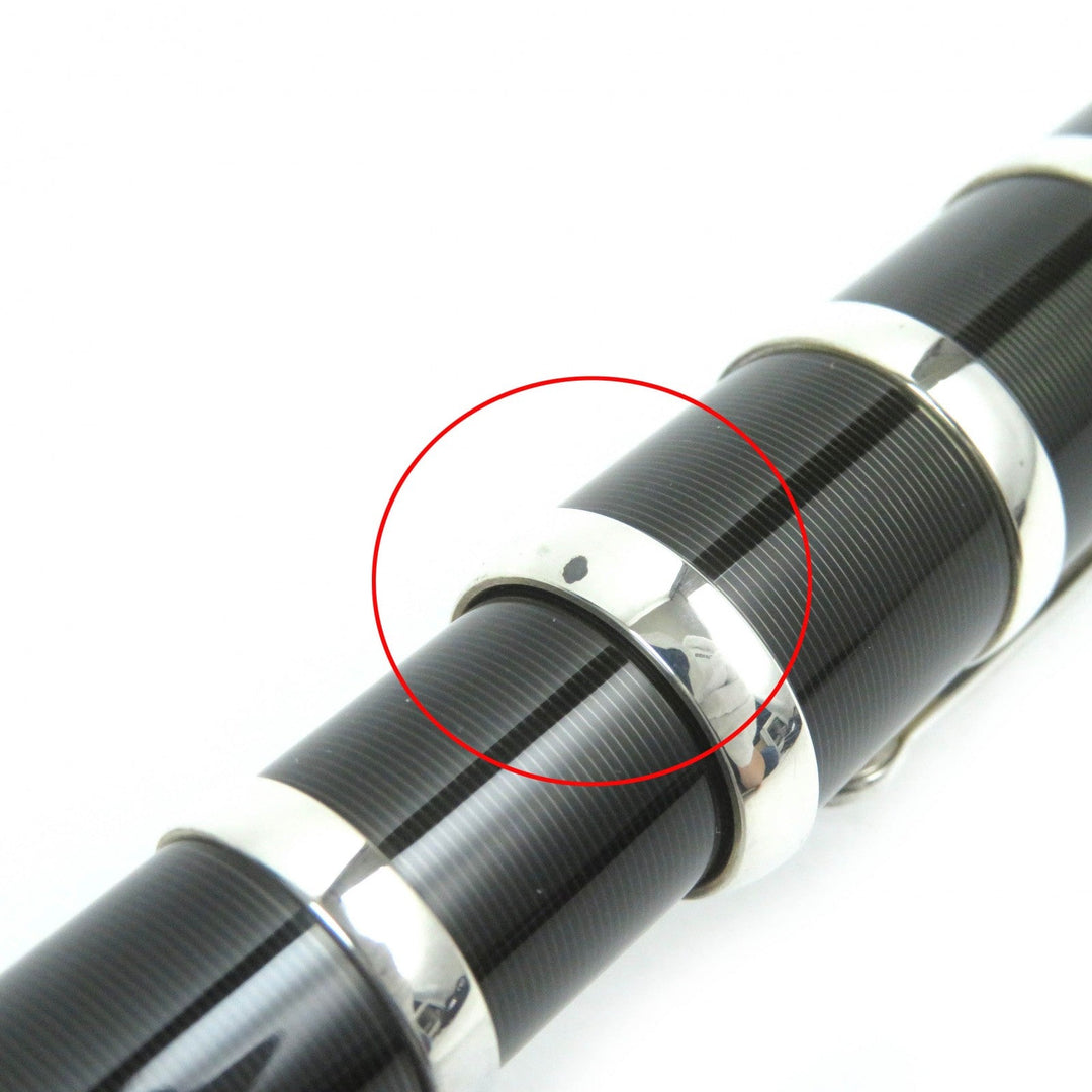MONTBLANC fountain pen Nib: K18, Main: AG925, : Resin Black Silver Patron Series 2003 Nicolas Copernicus Limited Edition mens Used Authentic