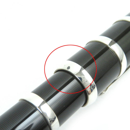 MONTBLANC fountain pen Nib: K18, Main: AG925, : Resin Black Silver Patron Series 2003 Nicolas Copernicus Limited Edition mens Used Authentic