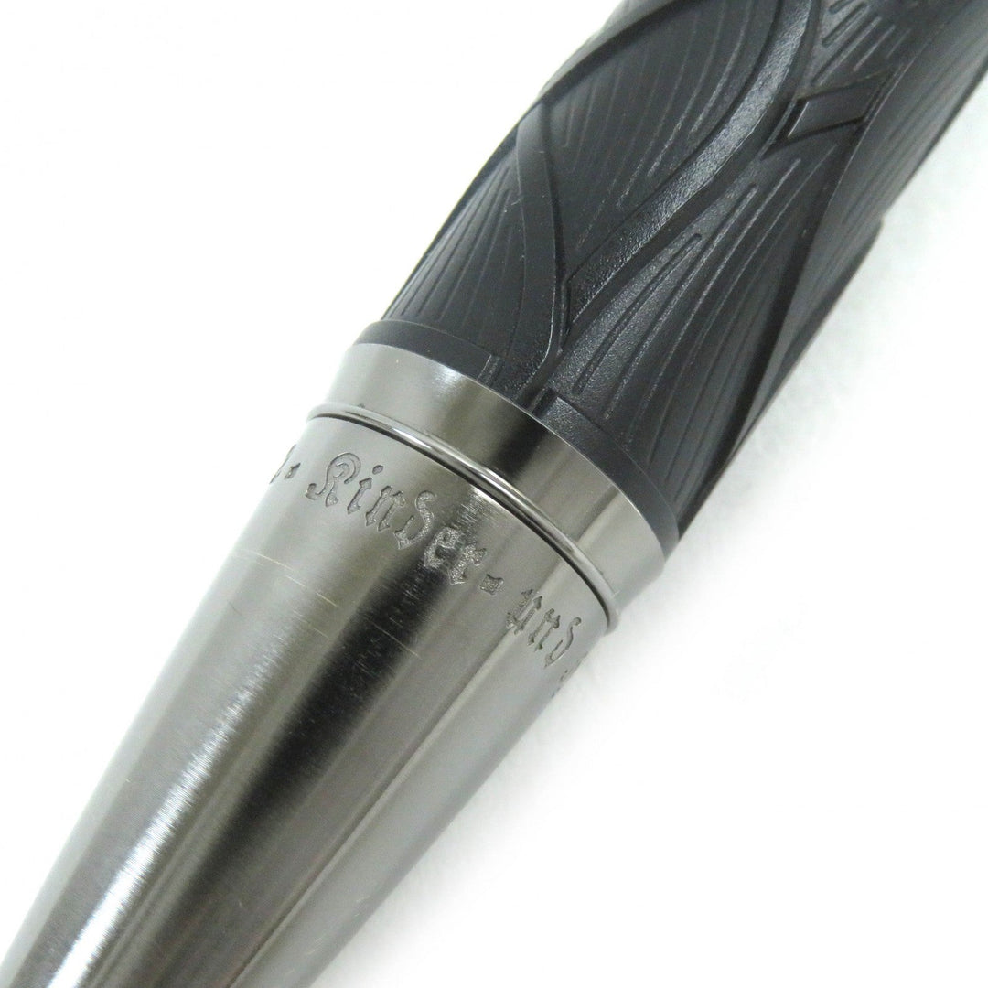 MONTBLANC Ballpoint pen Resin, 18K gold (nib) Metal black Writers Series Brothers Grimm Limited Edition mens Used Authentic