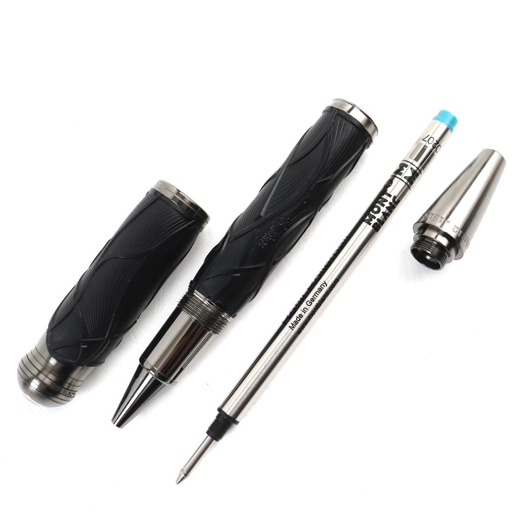 MONTBLANC Ballpoint pen Resin, 18K gold (nib) Metal black Writers Series Brothers Grimm Limited Edition mens Used Authentic