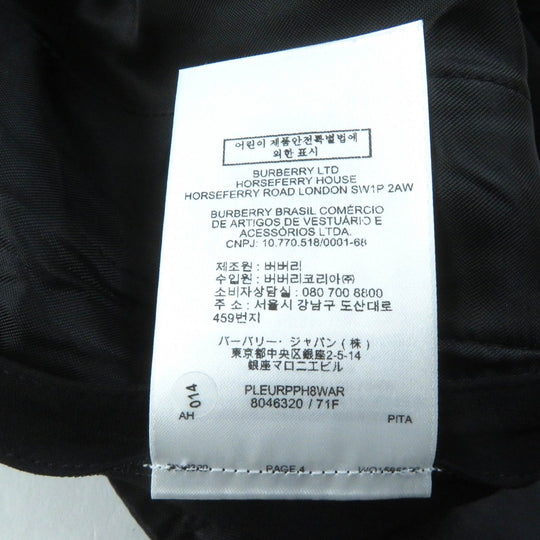 BURBERRY Pants 8046320 Main: 100% viscose black Women 40 Used Authentic