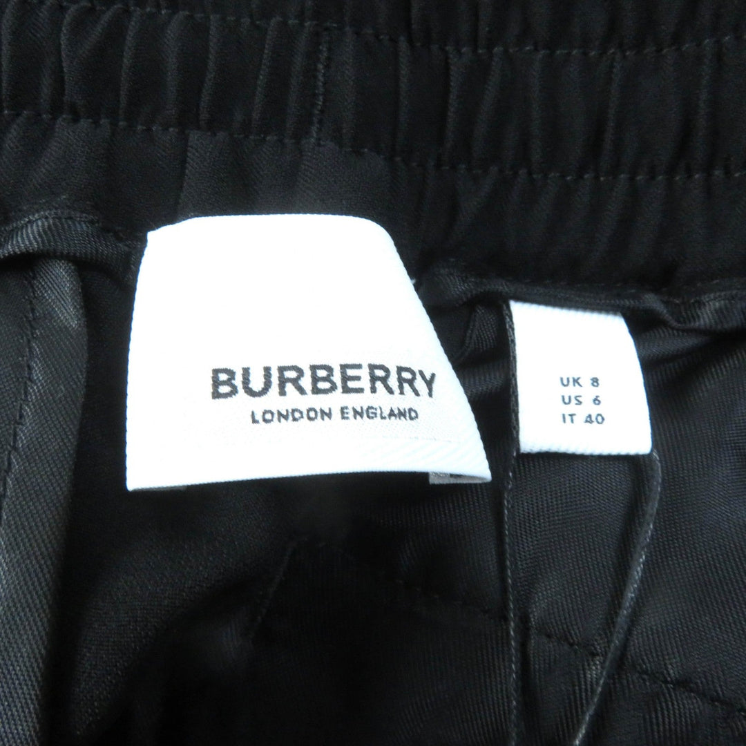 BURBERRY Pants 8046320 Main: 100% viscose black Women 40 Used Authentic