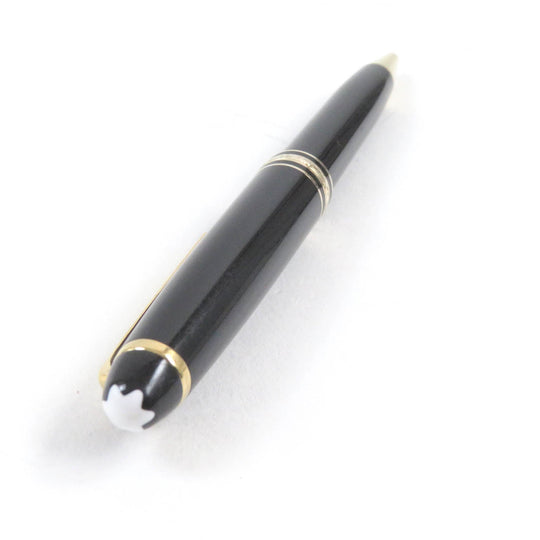 MONTBLANC Ballpoint pen Resin, Gold Plated black mens(Unisex) Used Authentic