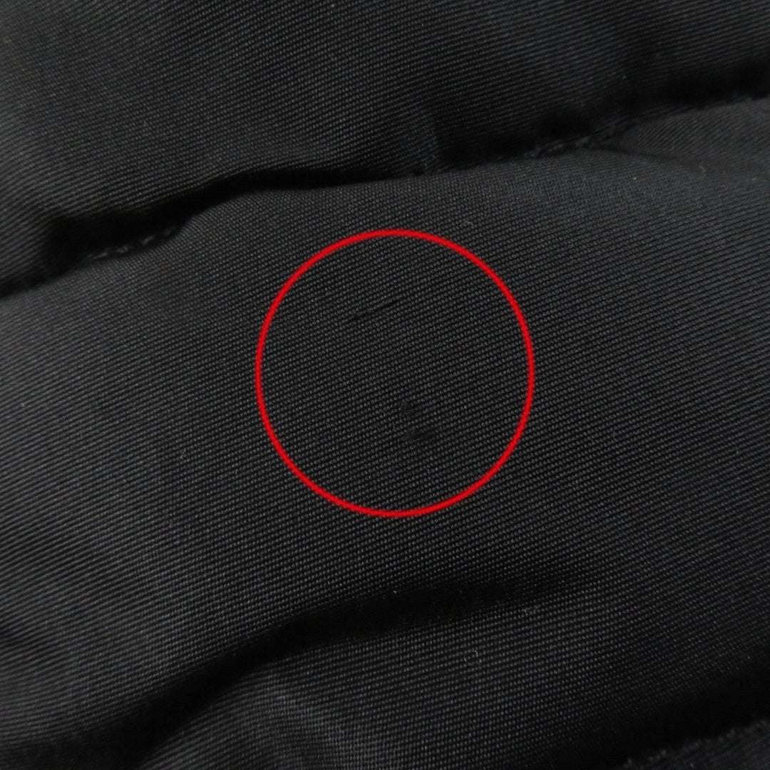 VALENTINO Down jacket Main: 59% silk, Main: 41% polyester, Lining: 58% nylon, Lining: 42% polyester, Filling: 100% white goose feathers black Women 38 Used Authentic