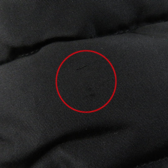 VALENTINO Down jacket Main: 59% silk, Main: 41% polyester, Lining: 58% nylon, Lining: 42% polyester, Filling: 100% white goose feathers black Women 38 Used Authentic