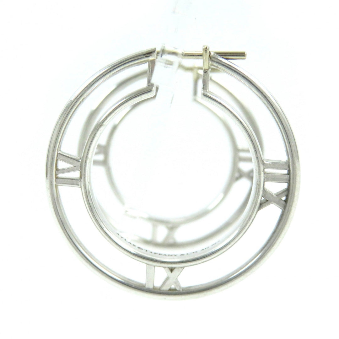 TIFFANY&Co. Pierce Main�FAG925 Silver Atlas Hoop Pierce Women Used Authentic
