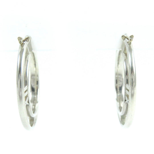 TIFFANY&Co. Pierce Main�FAG925 Silver Atlas Hoop Pierce Women Used Authentic