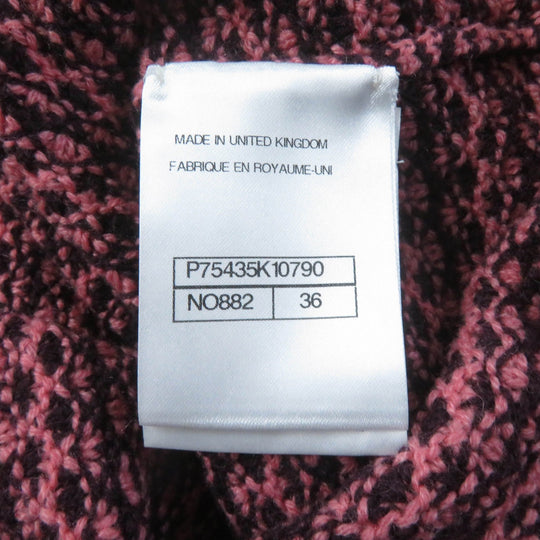 CHANEL one piece P75435K10790 Main: 100% cashmere Pink brown Women 36 Used Authentic