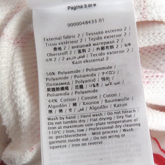 VALENTINO Pants Main: 92% cotton, Main: 8% nylon white mens 3XL Used Authentic