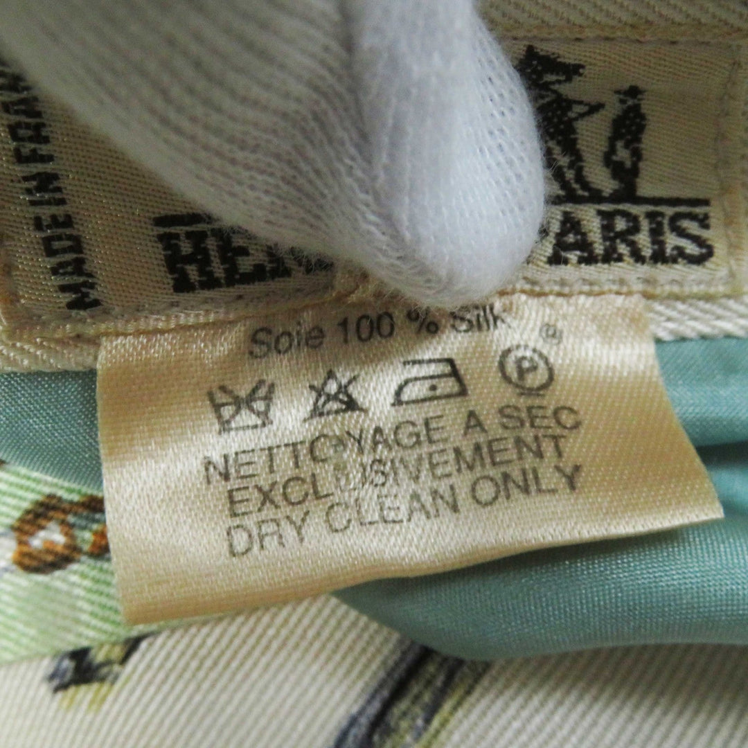 HERMES one piece Main: 100% silk Multi Women 36 Used Authentic