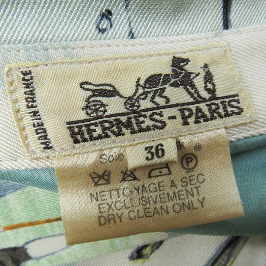 HERMES one piece Main: 100% silk Multi Women 36 Used Authentic
