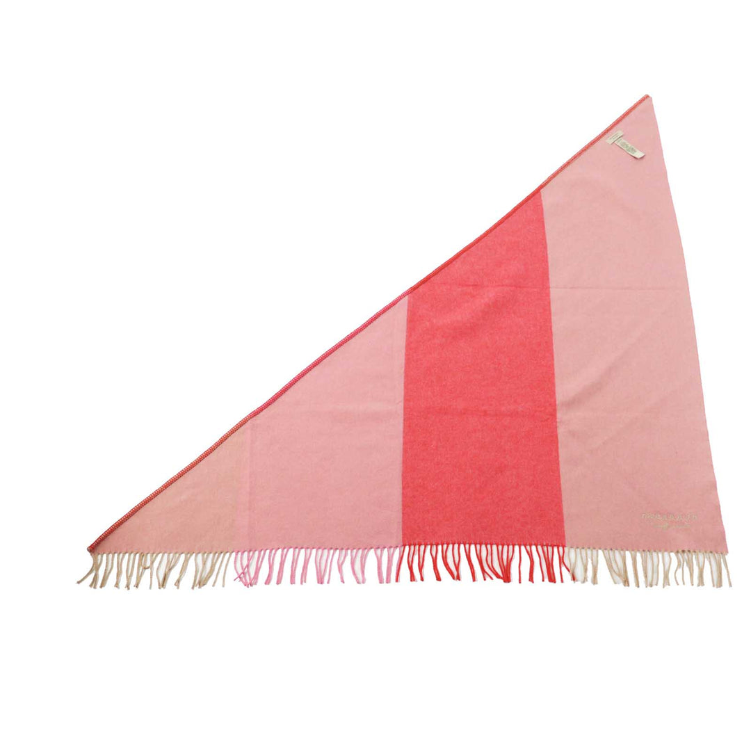 BURBERRY Scarf 4067582 Main: 100% cashmere Beige red pink Women Used Authentic