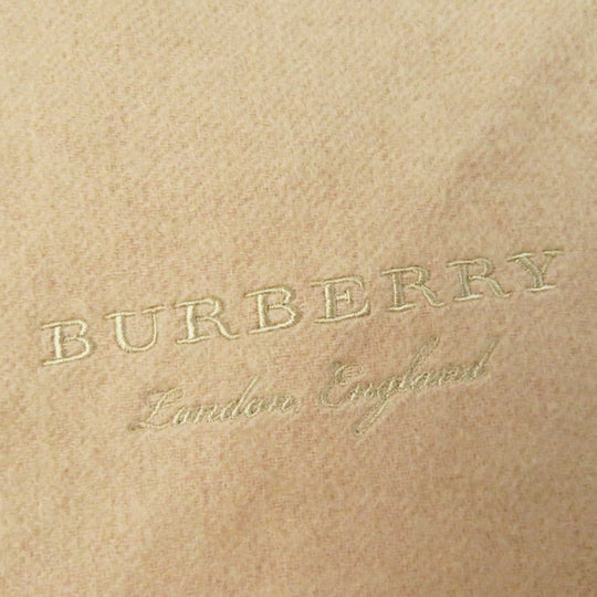 BURBERRY Scarf 4067582 Main: 100% cashmere Beige red pink Women Used Authentic