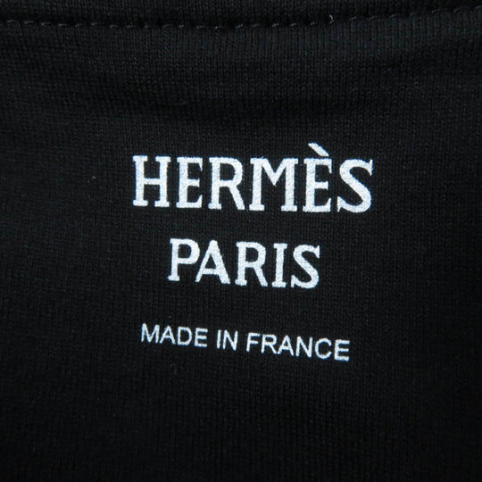HERMES one piece Main: 100% cotton, Part: 100% cotton, Part: 100% silk black Women 34 Used Authentic