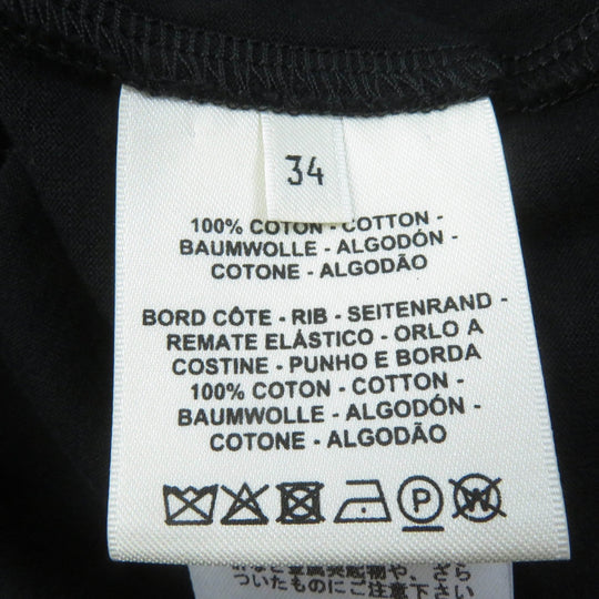 HERMES one piece Main: 100% cotton, Part: 100% cotton, Part: 100% silk black Women 34 Used Authentic